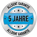 Logo 5 Jahre AllDent Garantie 