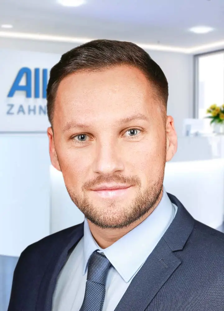 Portrait Klinikmanager Dimitrij Scheller (AllDent Frankfurt)