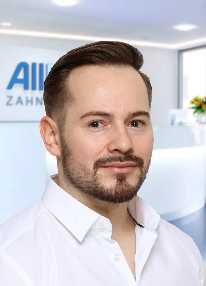 Portrait Zahnarzt Jure Ljubicic (AllDent Frankfurt)