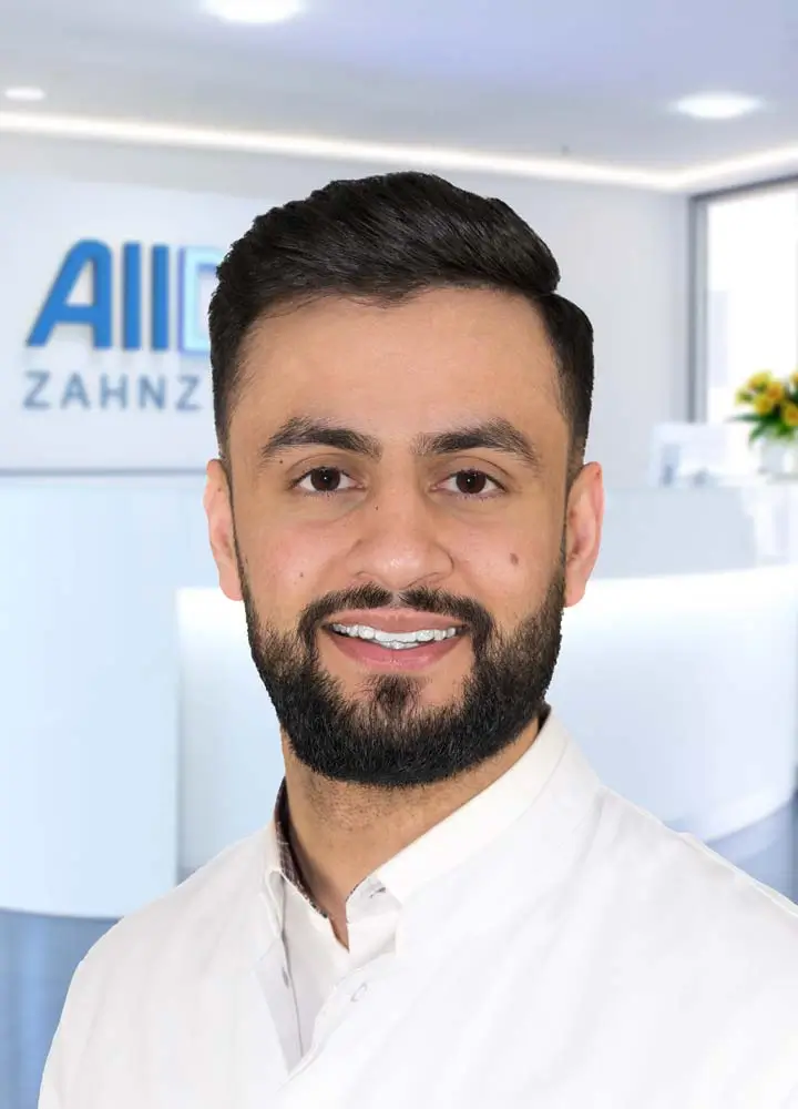 Portrait Zahnarzt Shahzeb Mirza (AllDent Frankfurt)